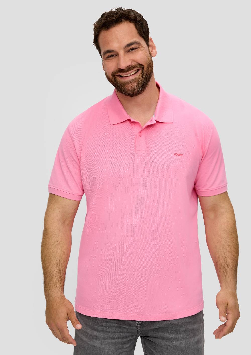 S.Oliver Poloshirt Mit Kleinem Label-Print