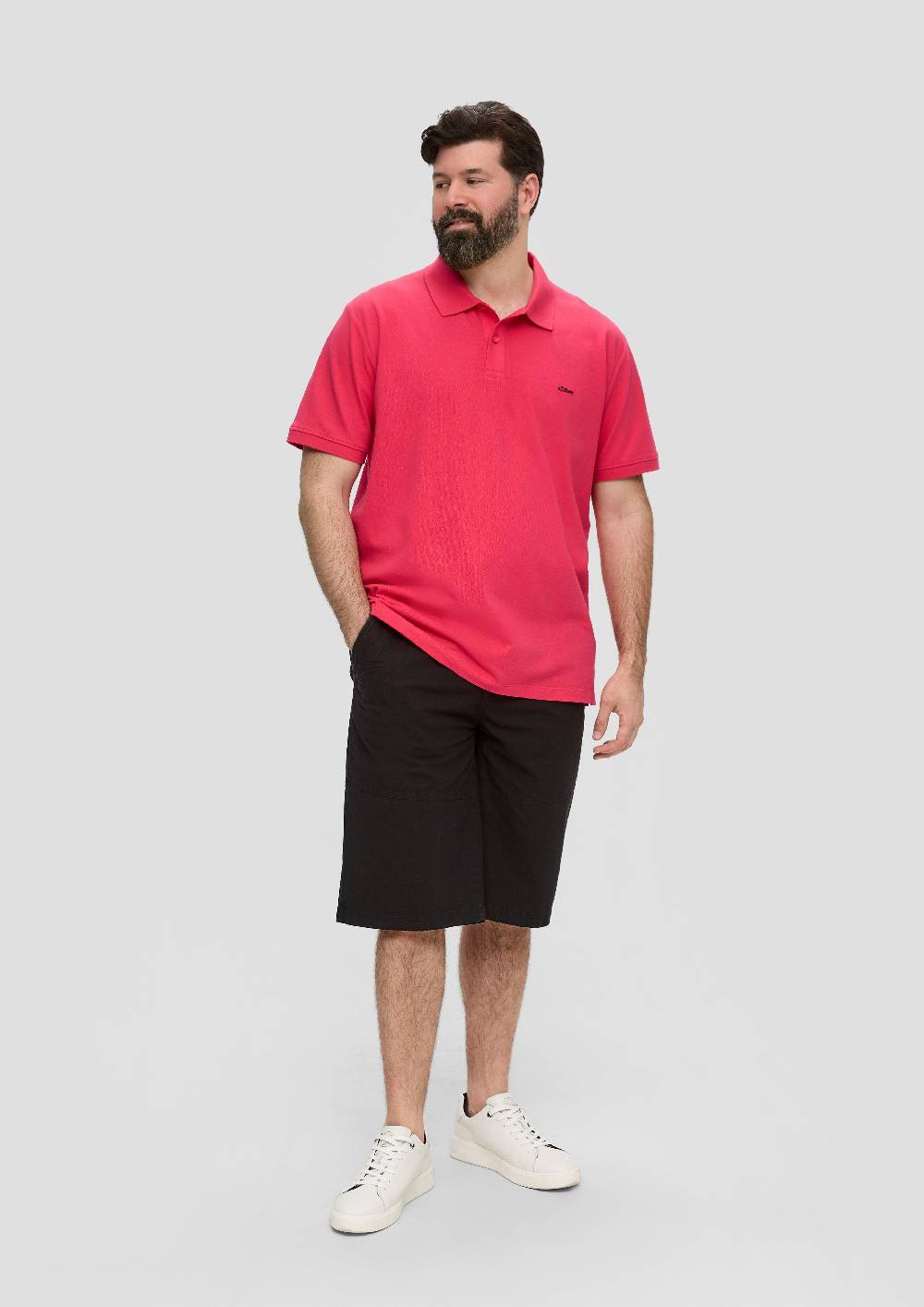 S.Oliver Poloshirt Mit Kleinem Label-Print