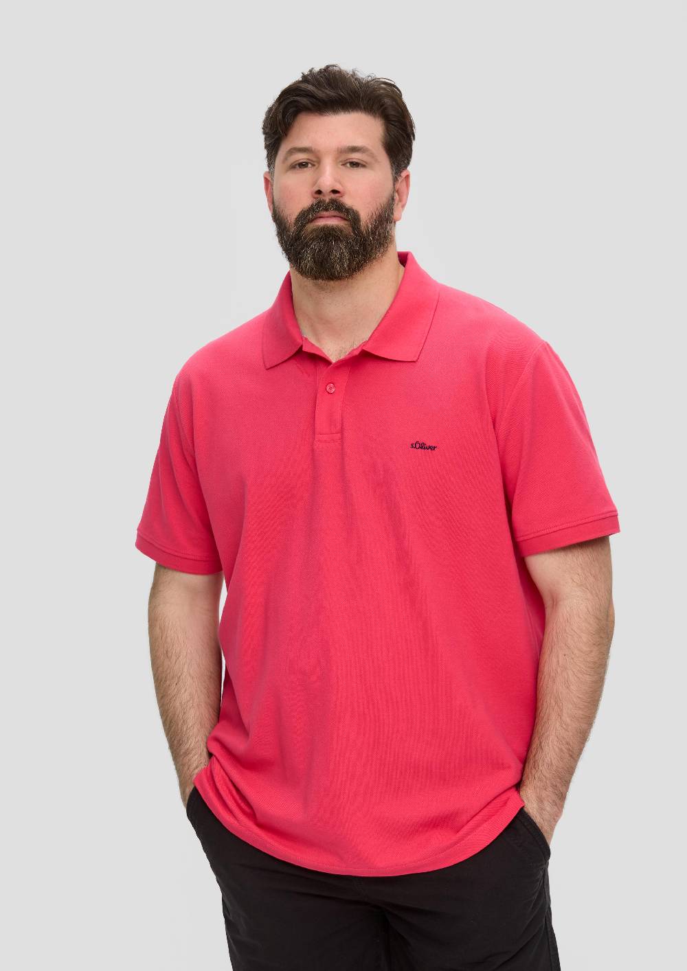 S.Oliver Poloshirt Mit Kleinem Label-Print