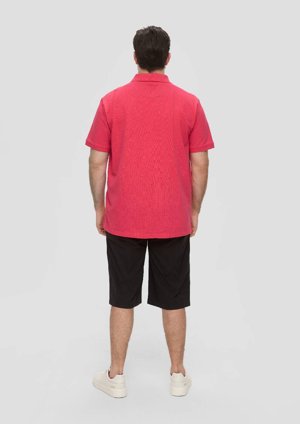 s.Oliver Poloshirt mit kleinem Label-Print