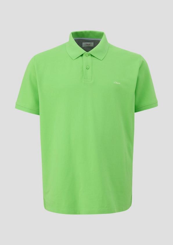 s.Oliver Poloshirt mit kleinem Label-Print