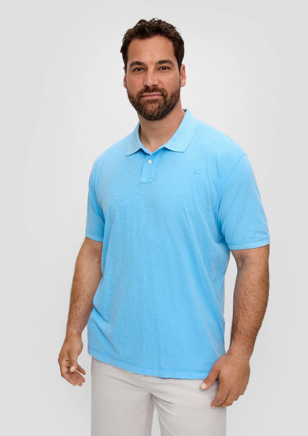 S.Oliver Poloshirt Mit Kleinem Logo-Print