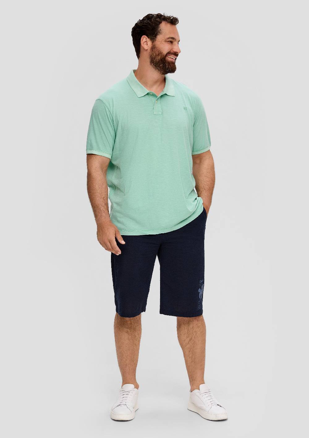 S.Oliver Poloshirt Mit Kleinem Logo-Print