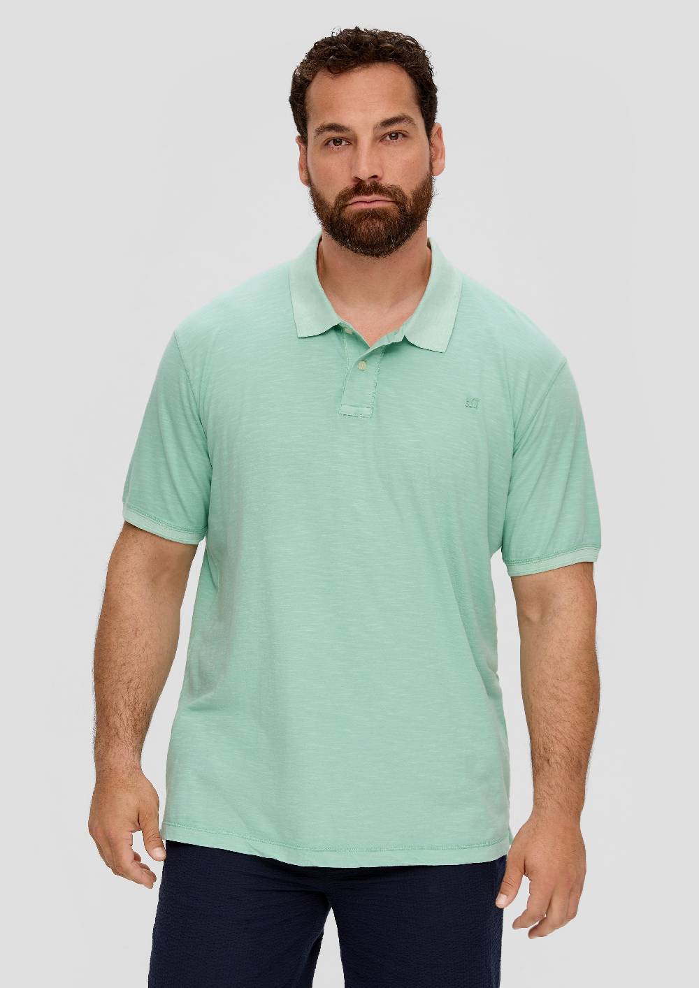 S.Oliver Poloshirt Mit Kleinem Logo-Print