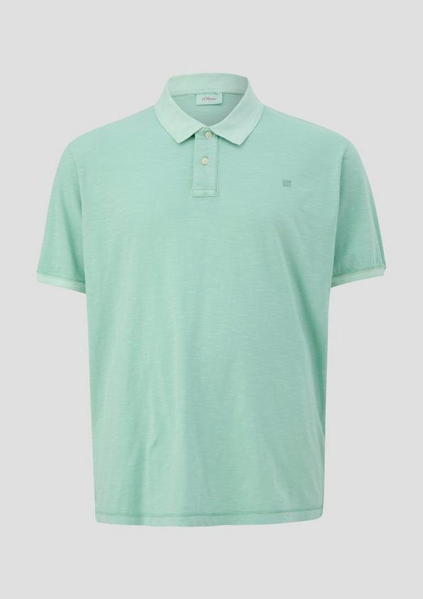 s.Oliver Poloshirt mit kleinem Logo-Print