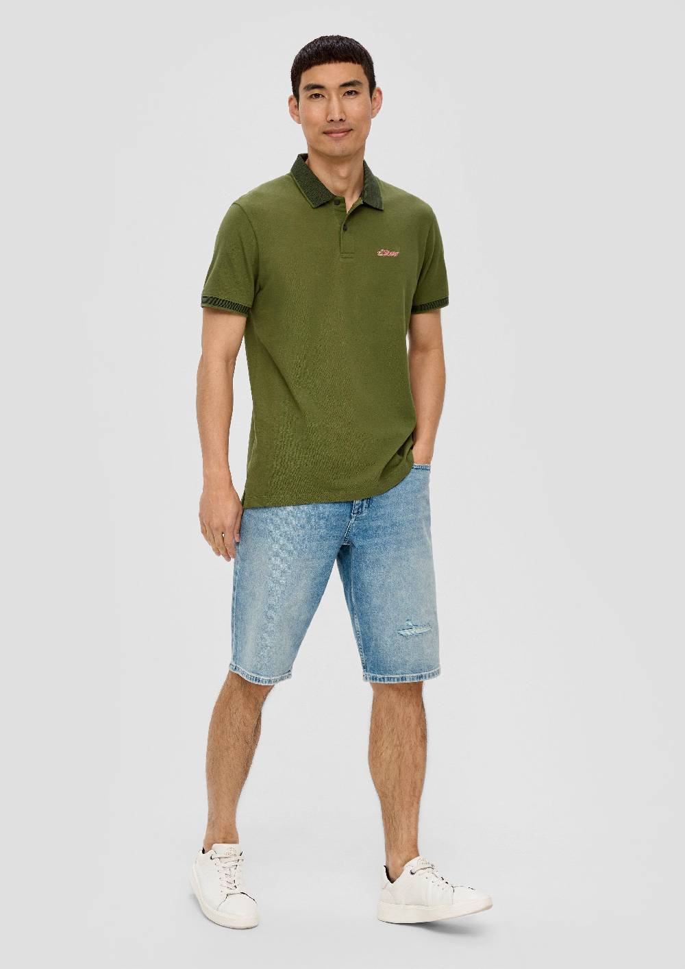 S.Oliver Poloshirt Mit Kontrast-Details