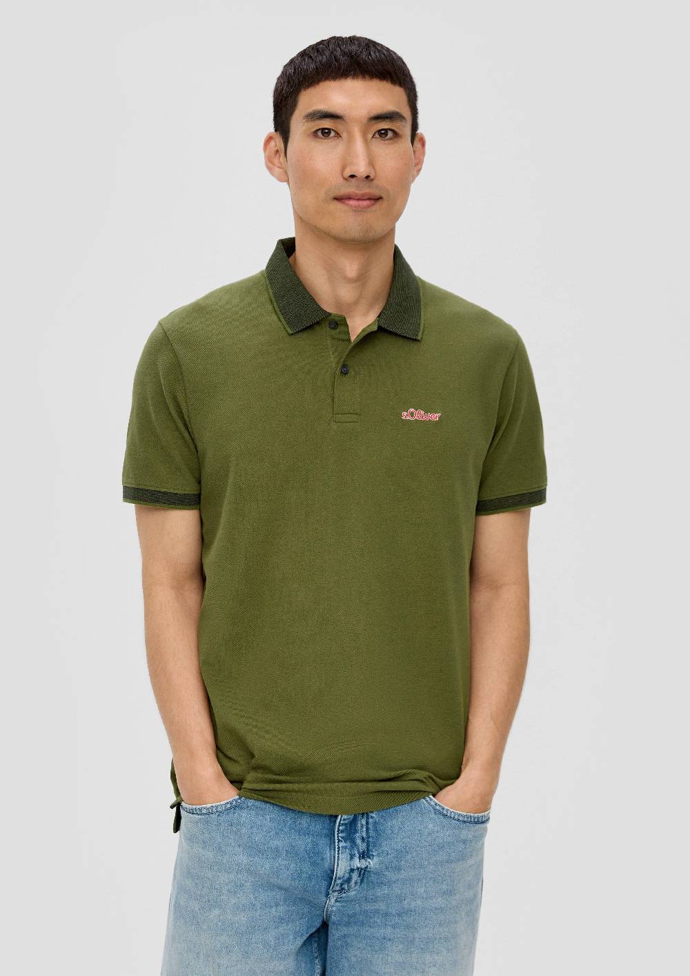 S.Oliver Poloshirt Mit Kontrast-Details