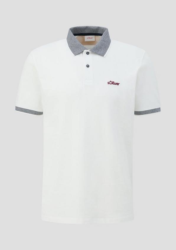 s.Oliver Poloshirt mit Kontrast-Details