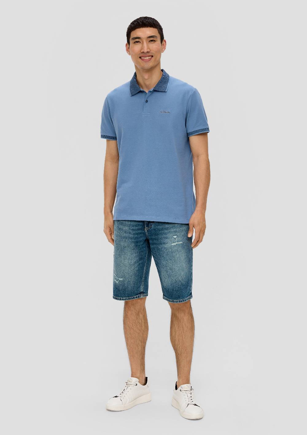 S.Oliver Poloshirt Mit Kontrast-Details