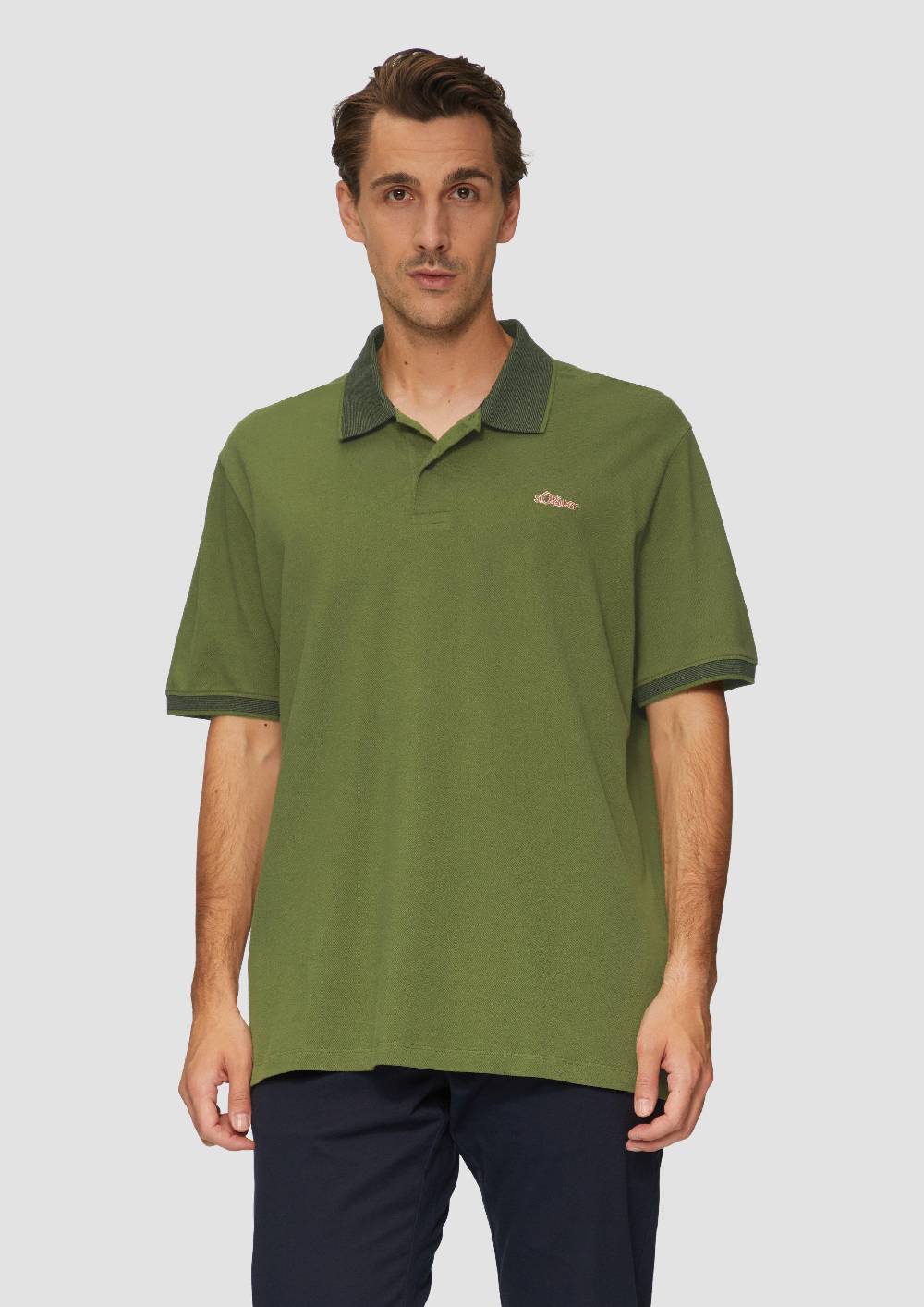 S.Oliver Poloshirt Mit Kontrast-Details
