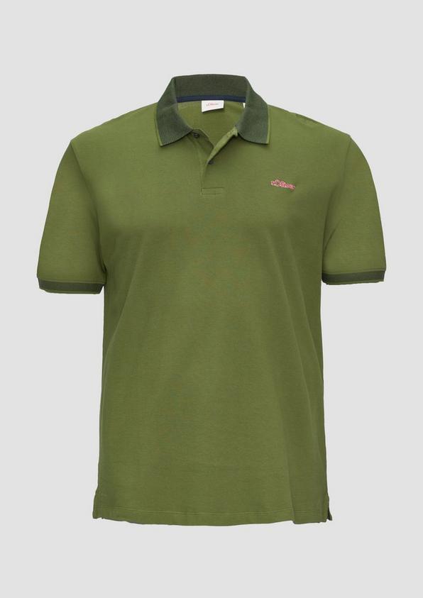 s.Oliver Poloshirt mit Kontrast-Details