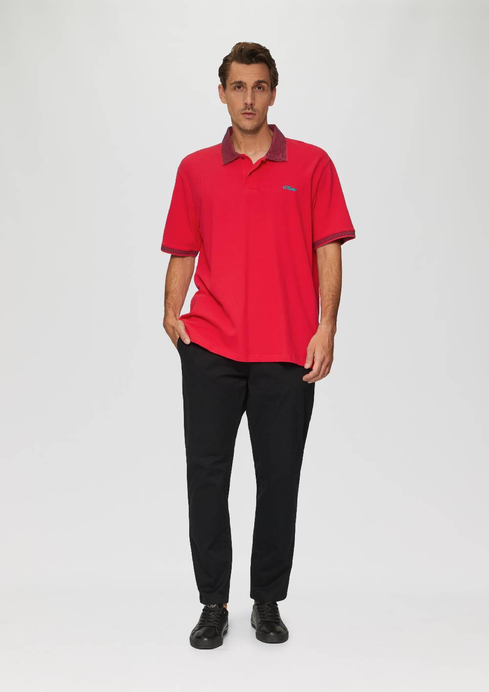 S.Oliver Poloshirt Mit Kontrast-Details