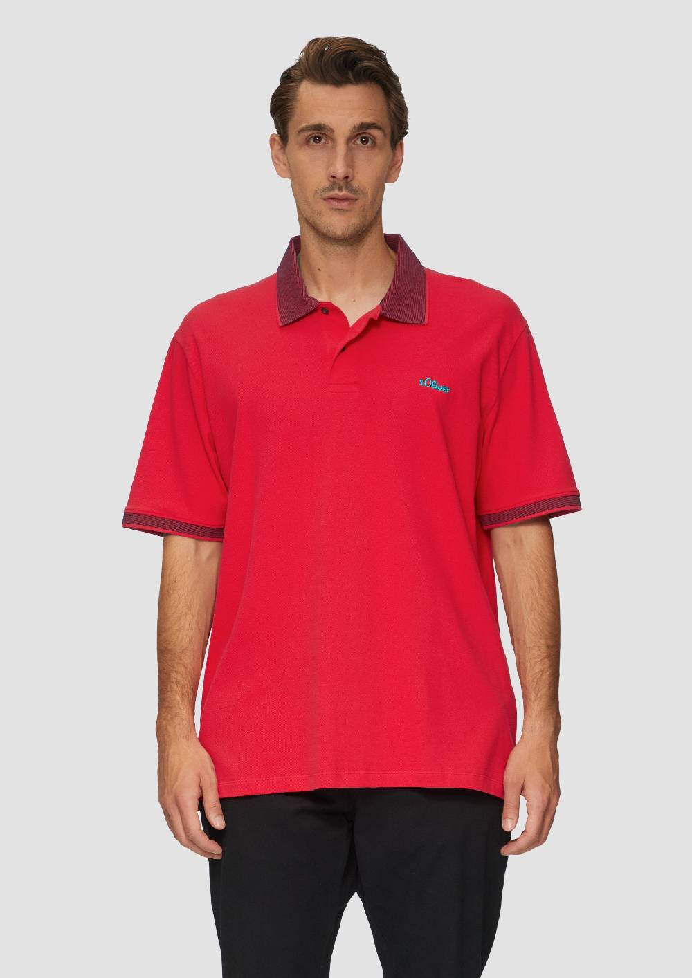 S.Oliver Poloshirt Mit Kontrast-Details