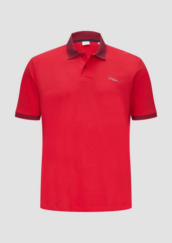 s.Oliver Poloshirt mit Kontrast-Details