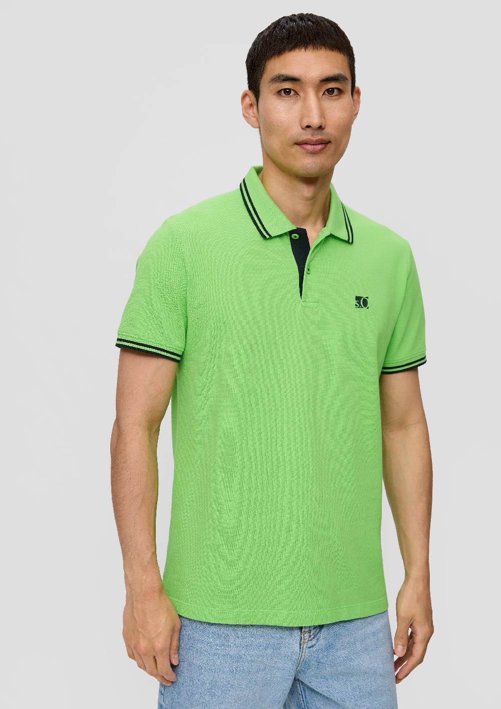 S.Oliver Poloshirt Mit Kontrast-Details