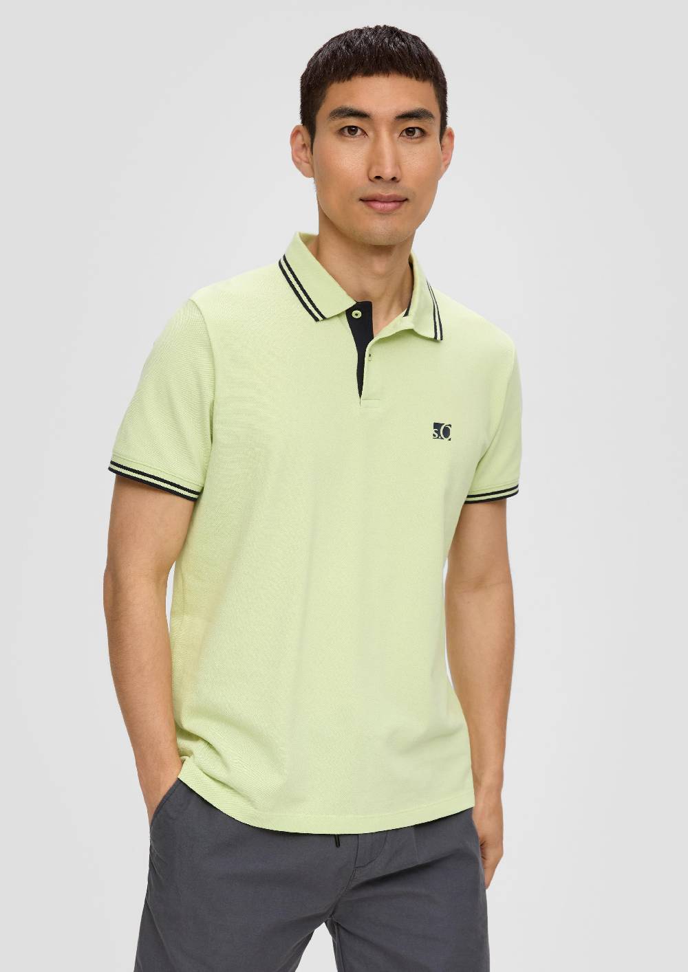 S.Oliver Poloshirt Mit Kontrast-Details