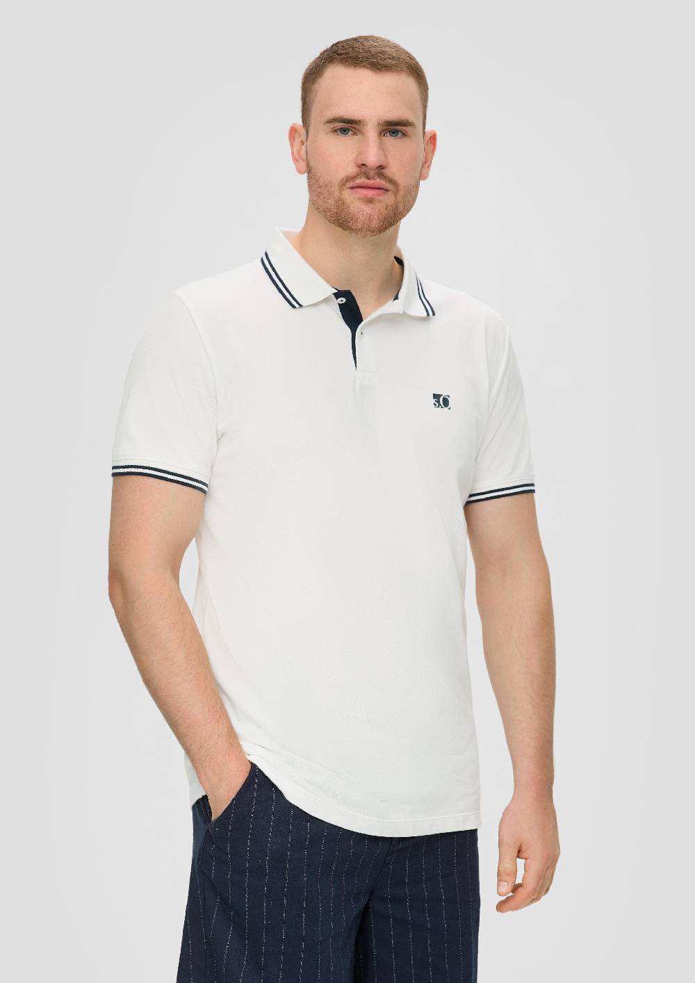 S.Oliver Poloshirt Mit Kontrastdetails