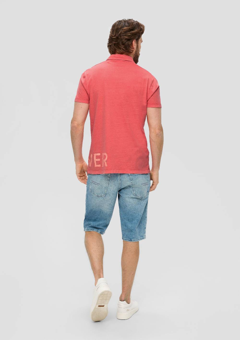 S.Oliver Poloshirt Mit Label-Print