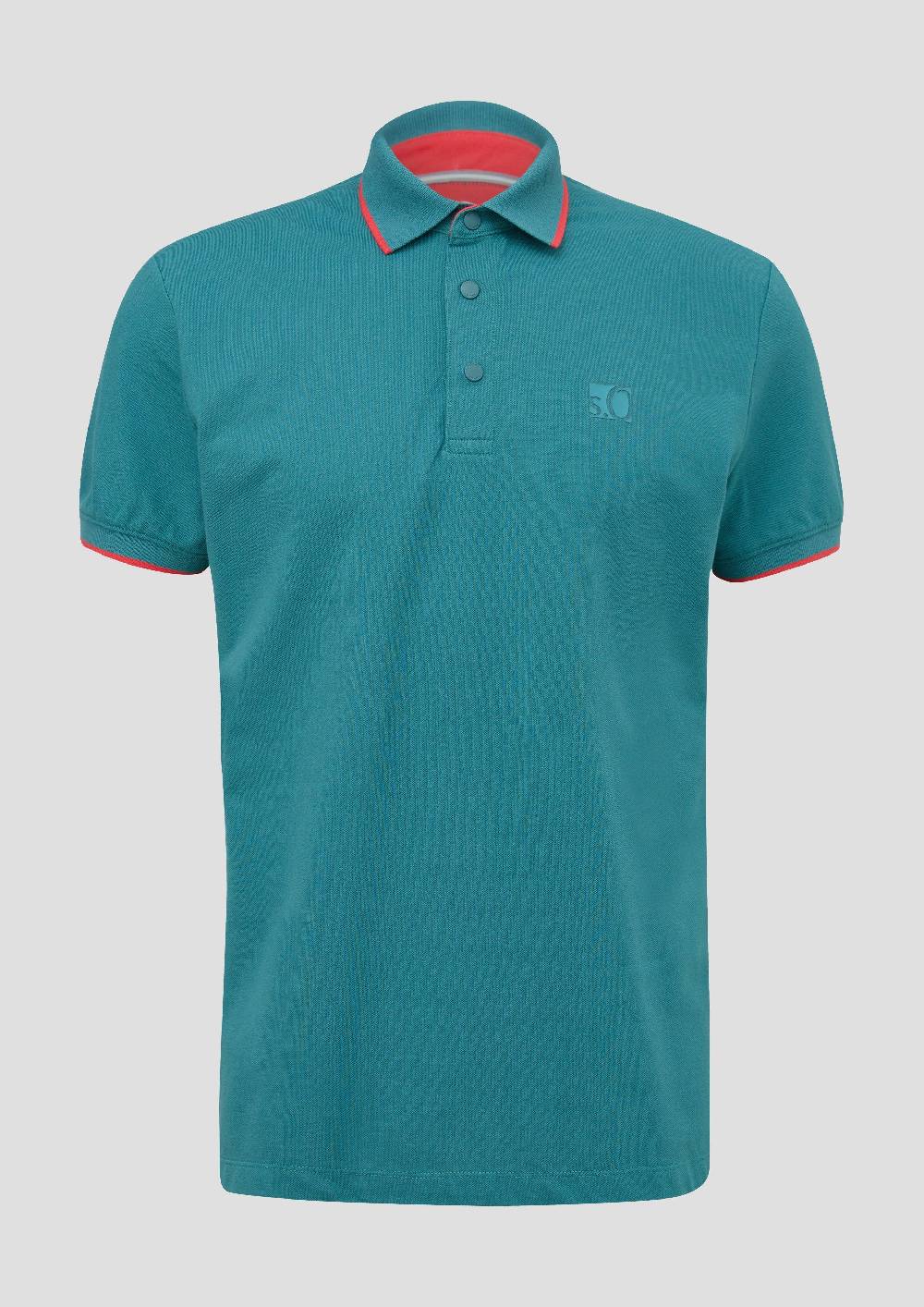 S.Oliver Poloshirt Mit Logo