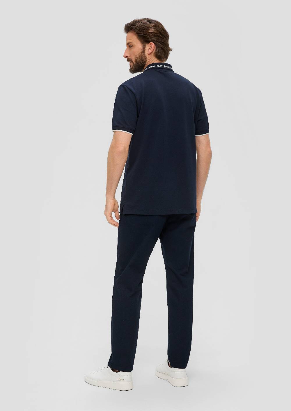 S.Oliver Poloshirt Mit Logo-Kragen