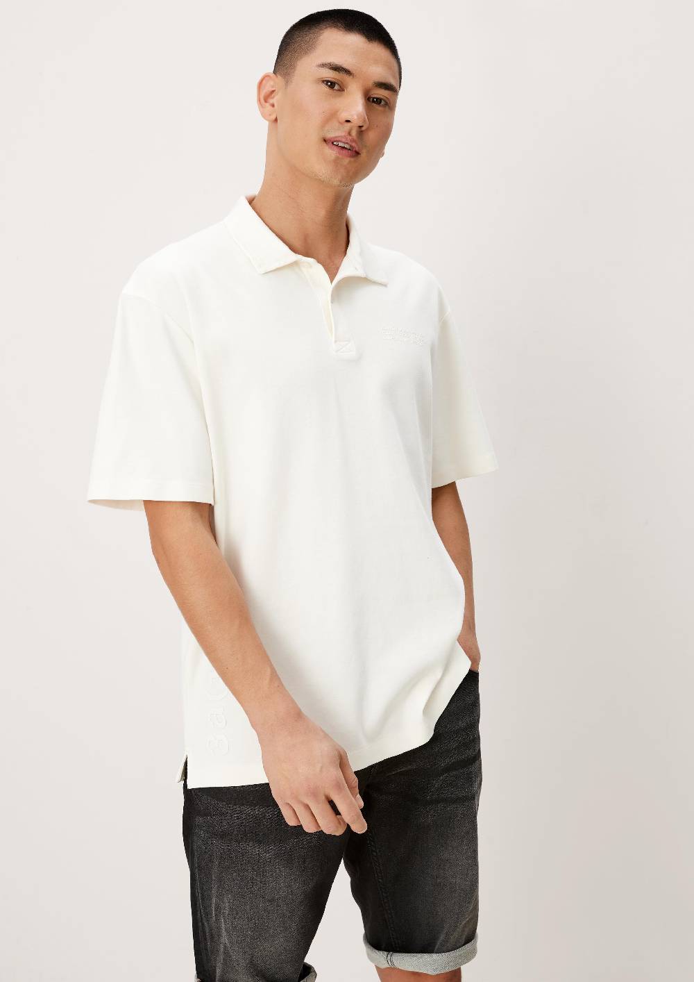 S.Oliver Poloshirt Mit Printdetail