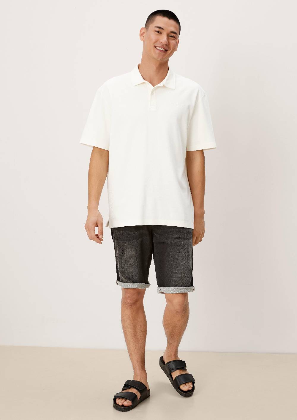S.Oliver Poloshirt Mit Printdetail