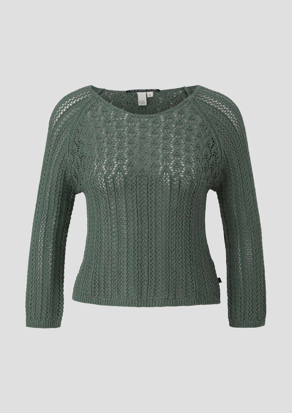 S.Oliver Pullover Aus Ajourstrick