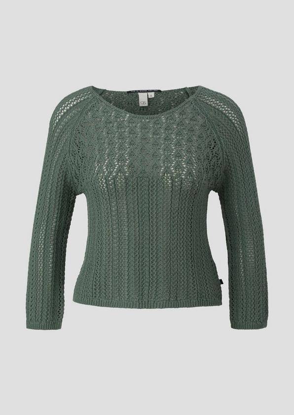 S.Oliver Pullover Aus Ajourstrick
