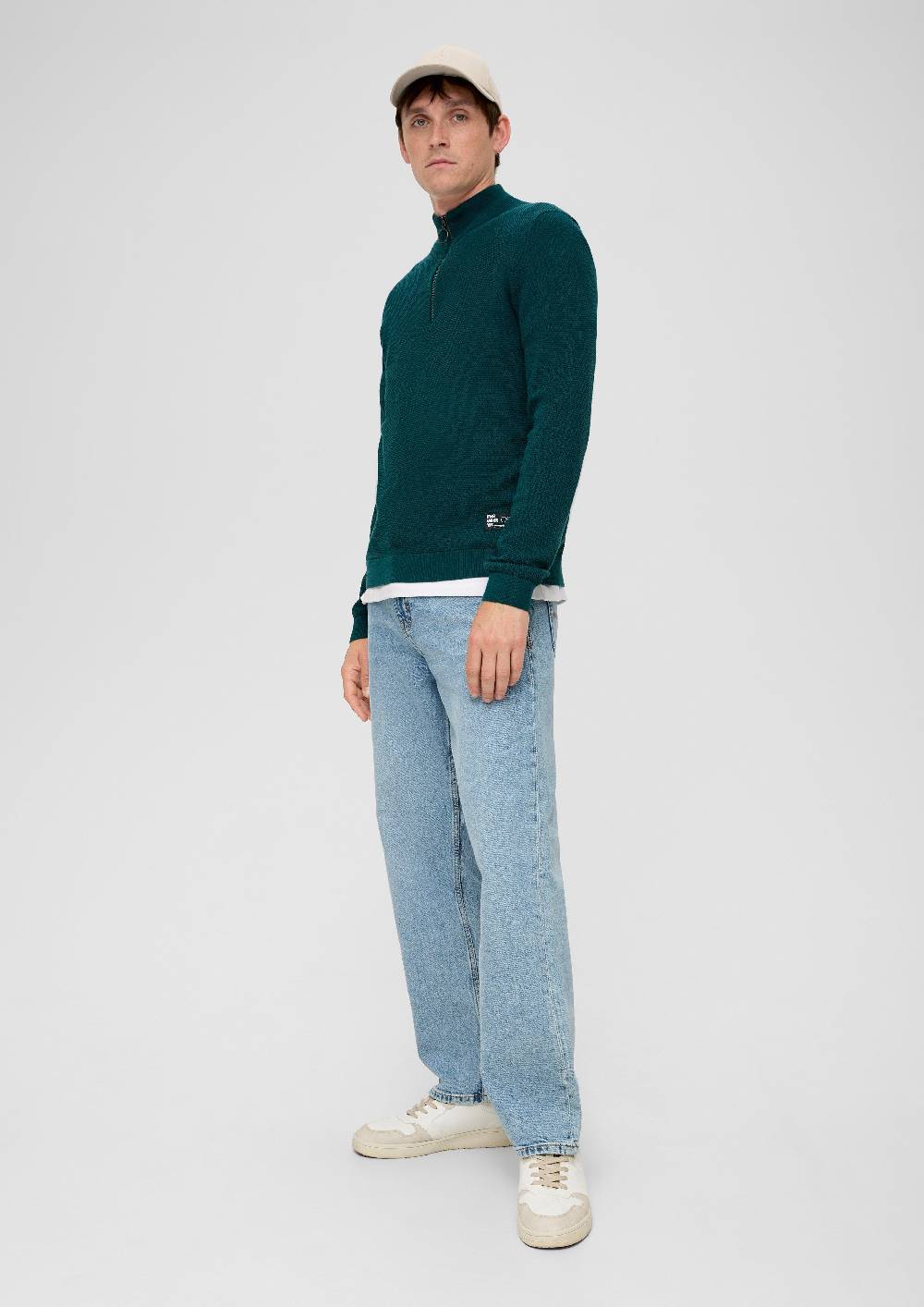 S.Oliver Pullover Aus Strukturstrick