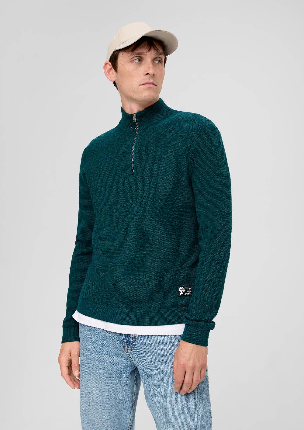 S.Oliver Pullover Aus Strukturstrick