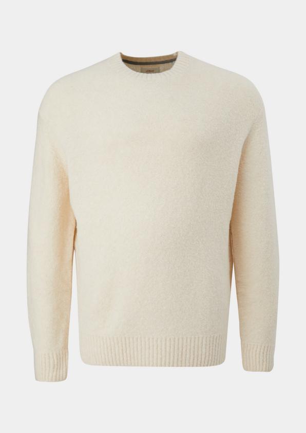 s.Oliver Pullover in Bouclé-Qualität