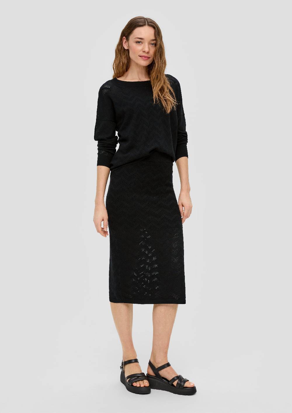 S.Oliver Pullover Mit Ajourmuster