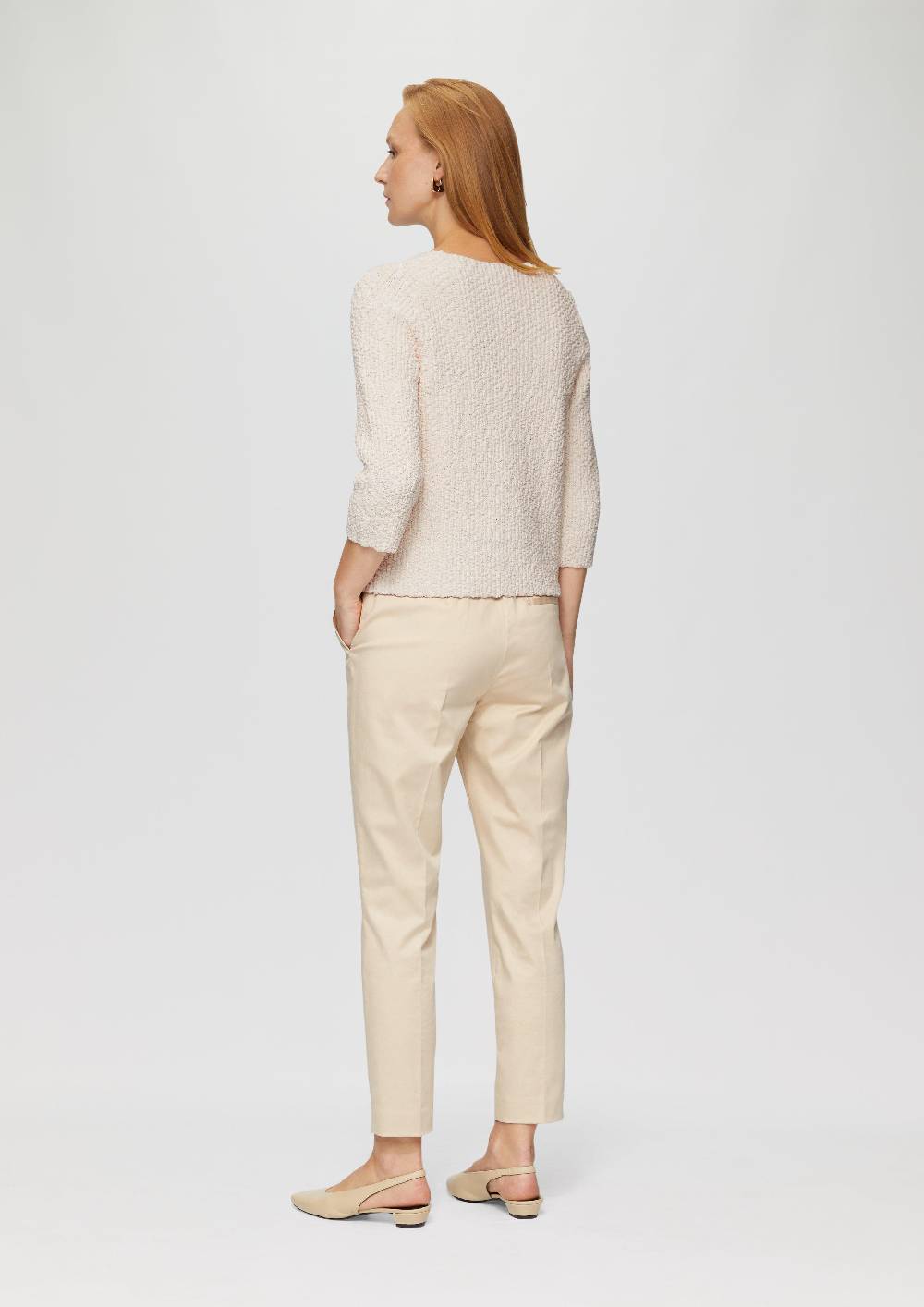 S.Oliver Pullover Mit Glitzergarn Und 3/4-Ärmeln