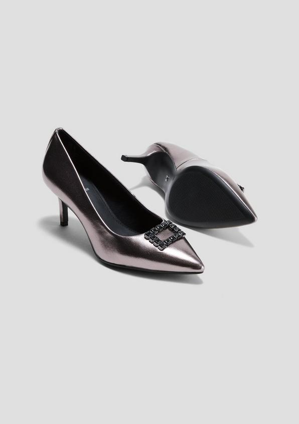s.Oliver Pumps in Metallic-Optik