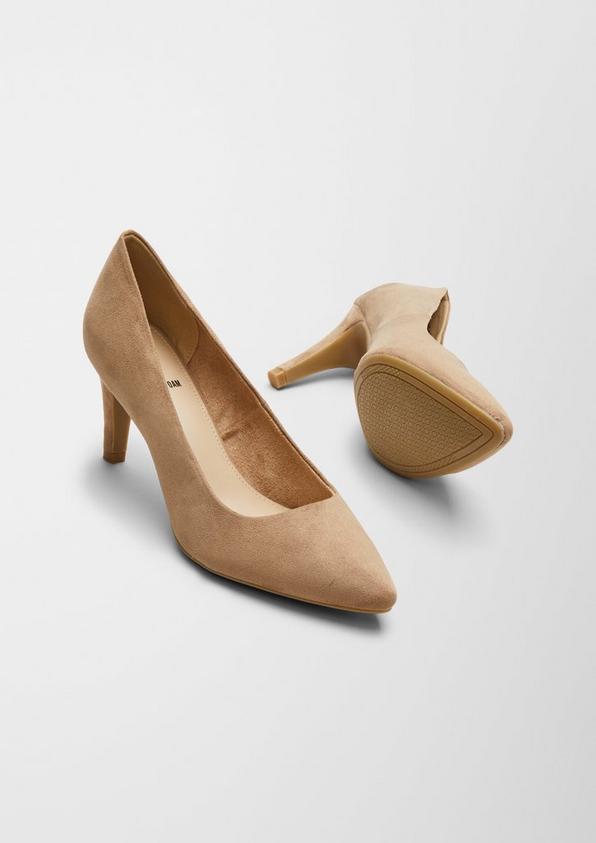 s.Oliver Pumps in Veloursleder-Optik