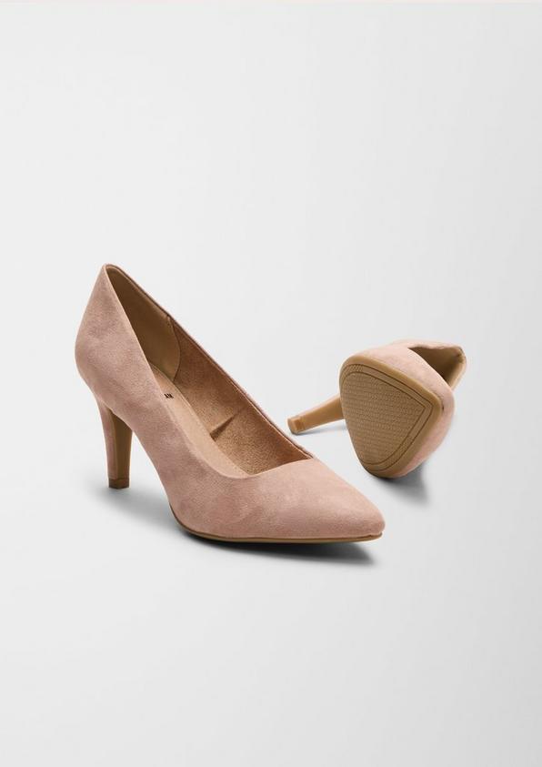 s.Oliver Pumps in Veloursleder-Optik