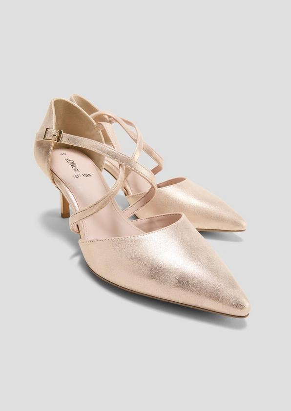 s.Oliver Pumps mit gekreuzten Riemchen
