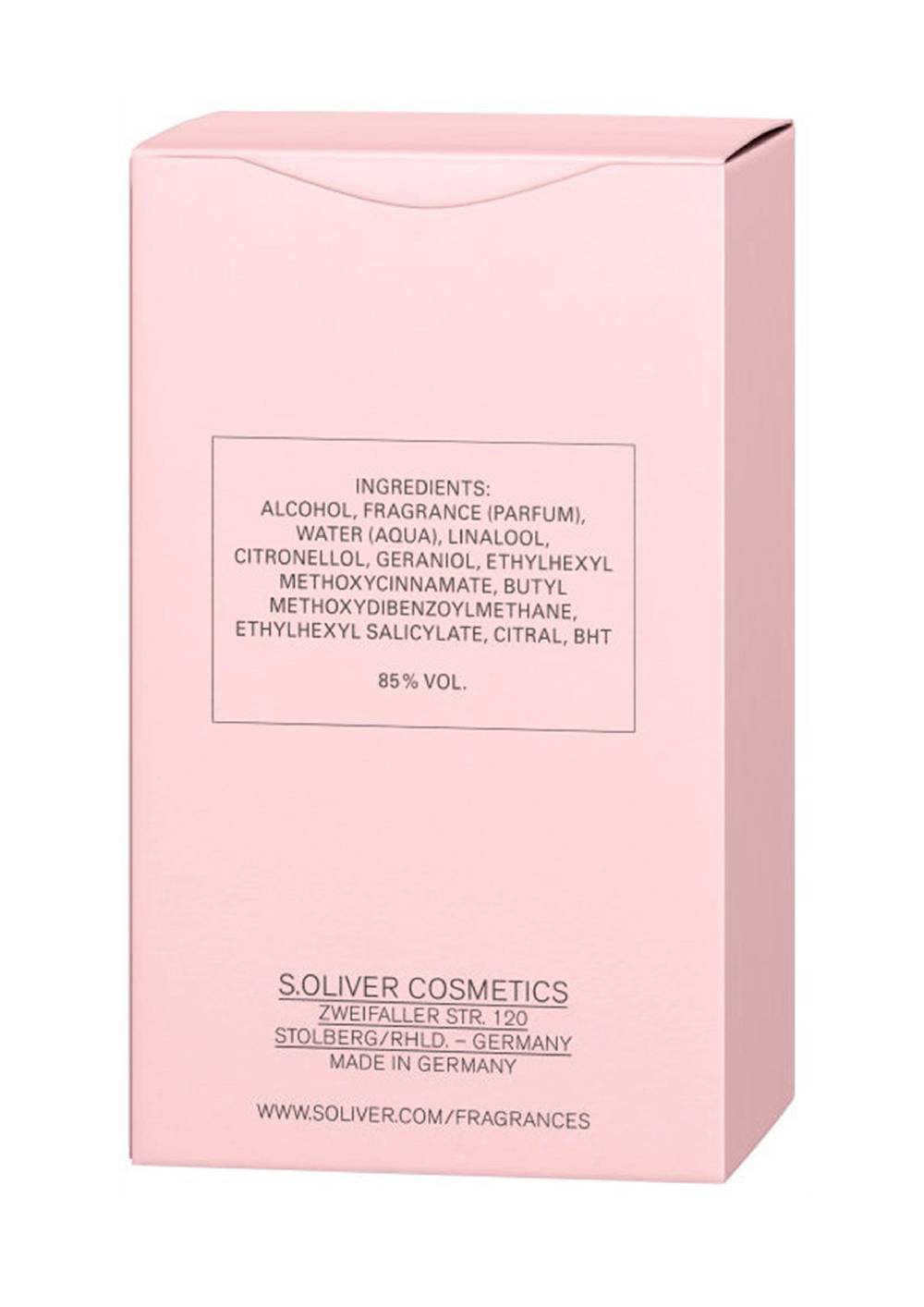 S.Oliver PURE SENSE Eau De Toilette 50 Ml