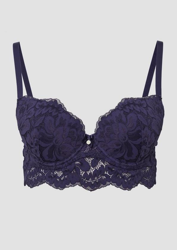 s.Oliver Push-Up BH mit floraler Spitze