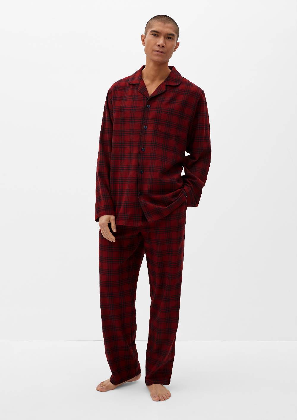 S.Oliver Pyjama Aus Flanell