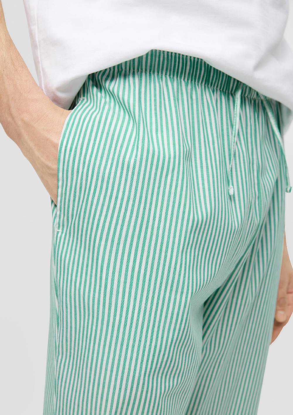 S.Oliver Pyjama-Hose Aus Reiner Baumwolle