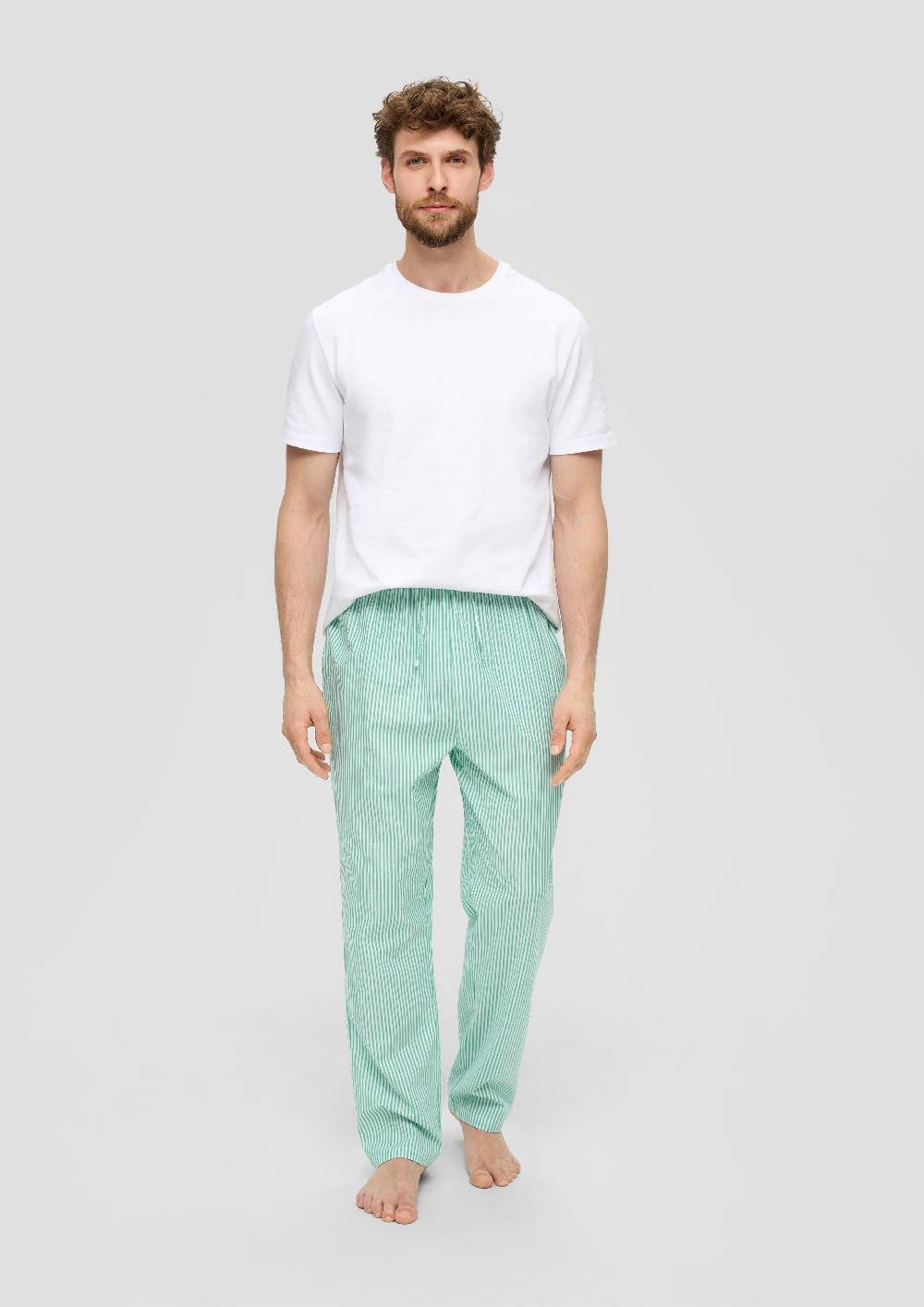 S.Oliver Pyjama-Hose Aus Reiner Baumwolle