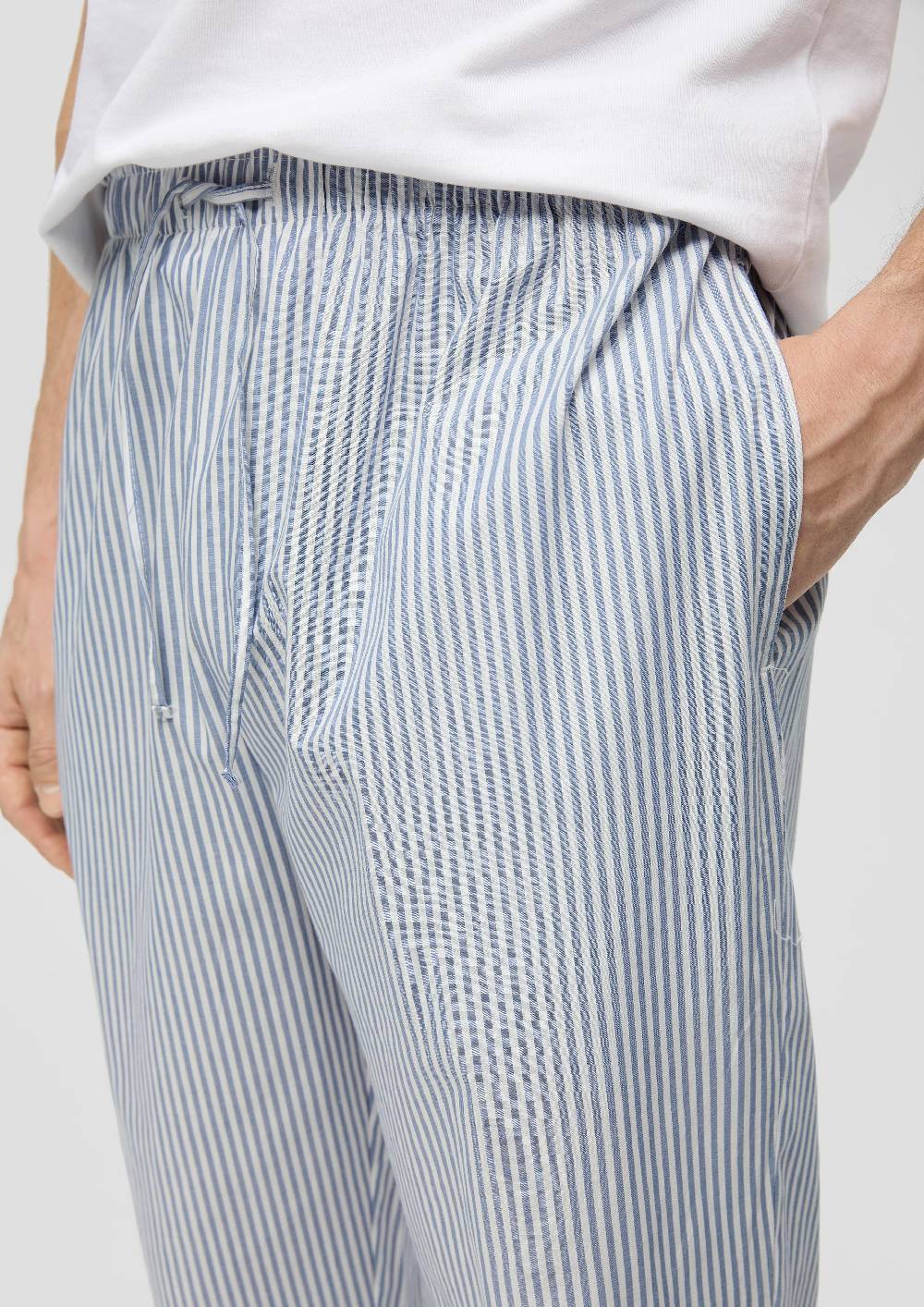 S.Oliver Pyjama-Hose Aus Reiner Baumwolle