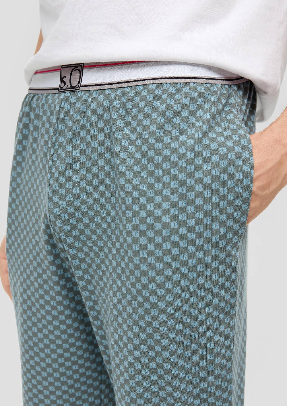 S.Oliver Pyjama-Hose In Feiner Musterung