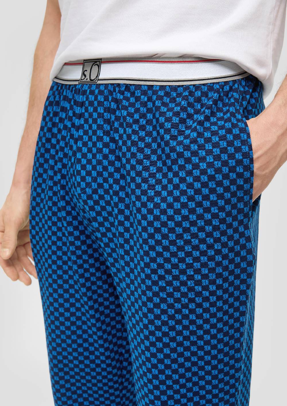 S.Oliver Pyjama-Hose In Feiner Musterung