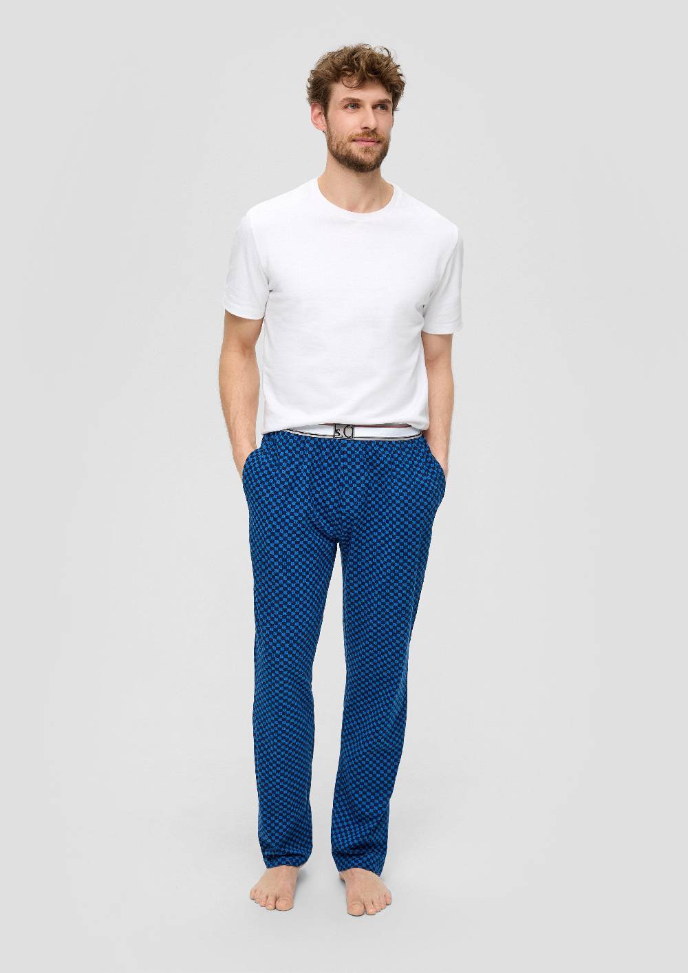S.Oliver Pyjama-Hose In Feiner Musterung