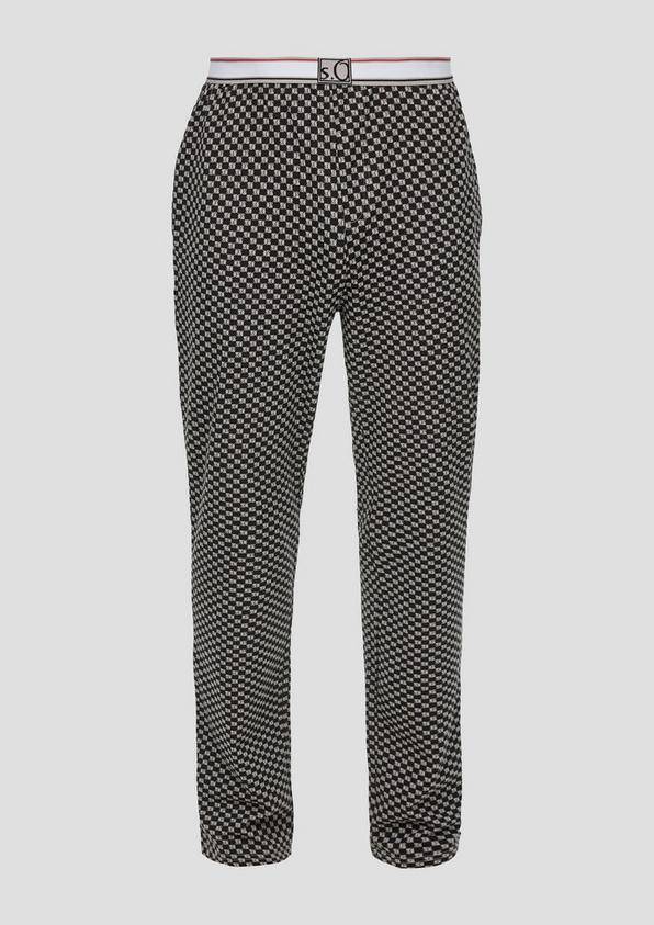 s.Oliver Pyjama-Hose in feiner Musterung