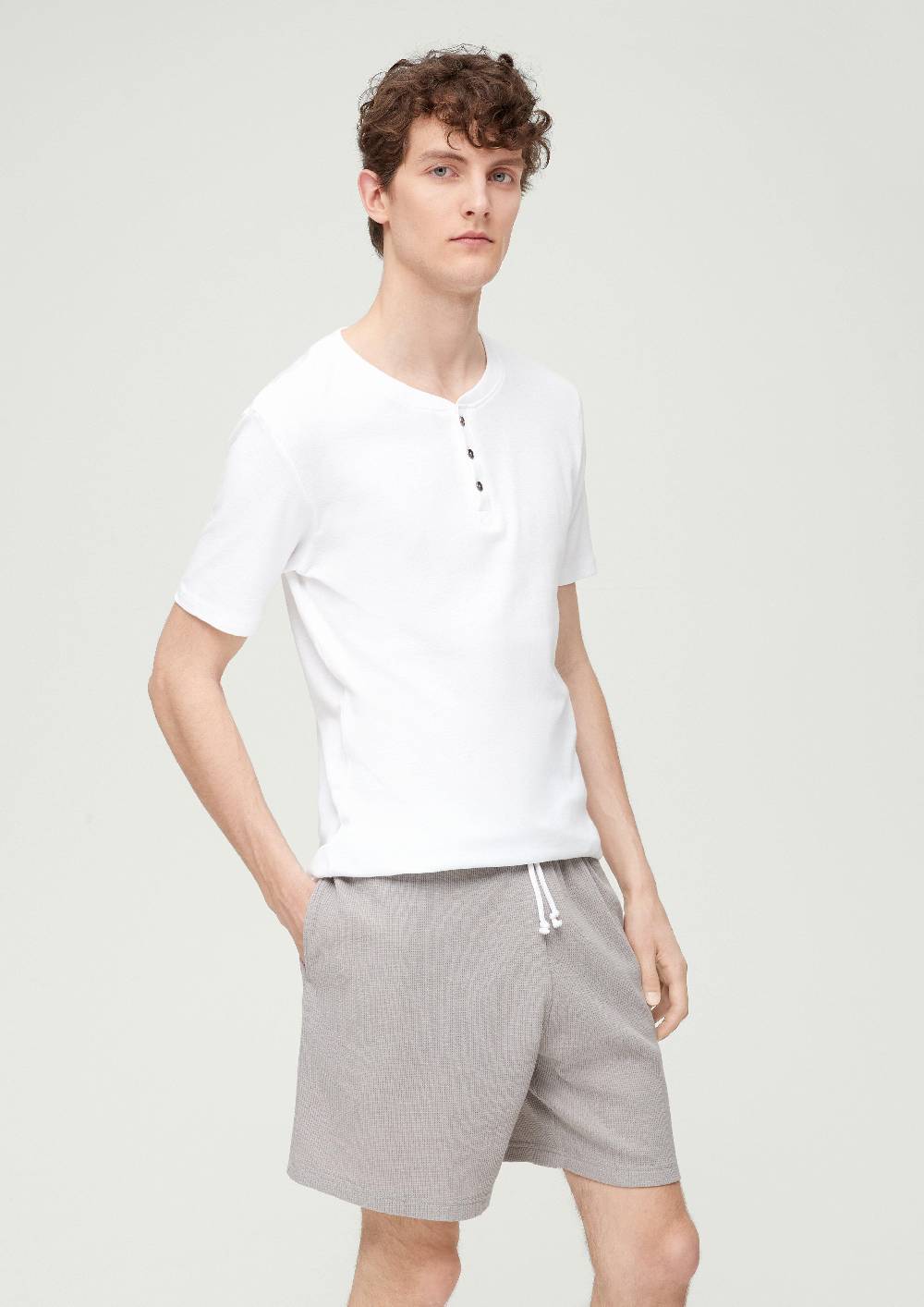 S.Oliver Pyjama-Hose Mit Waffelstruktur