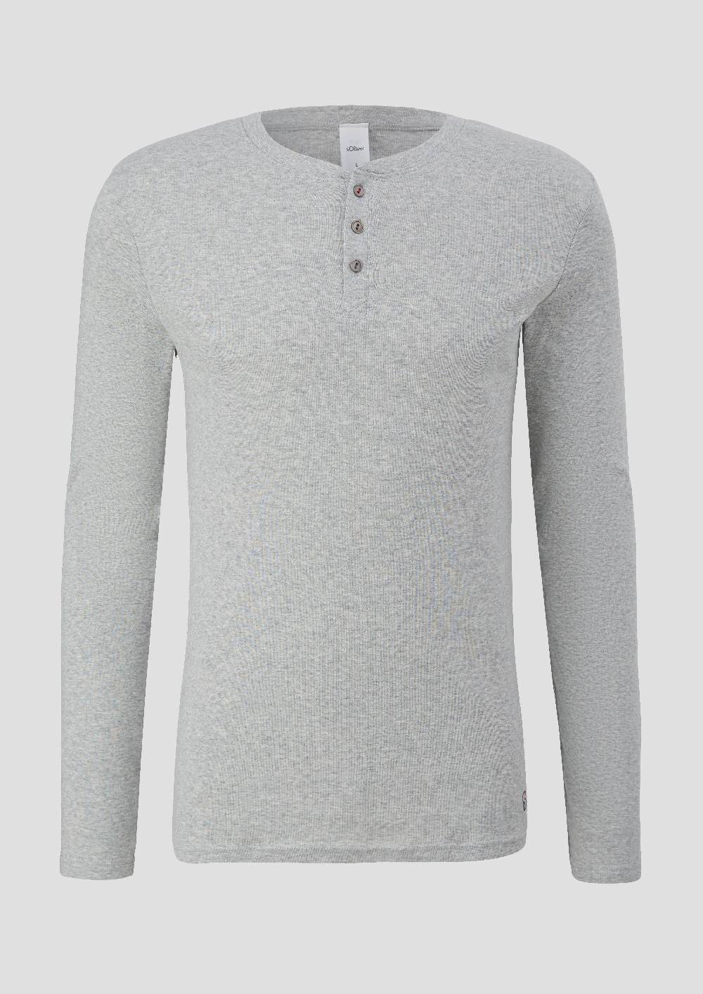 S.Oliver Pyjama-Shirt Aus Baumwolle