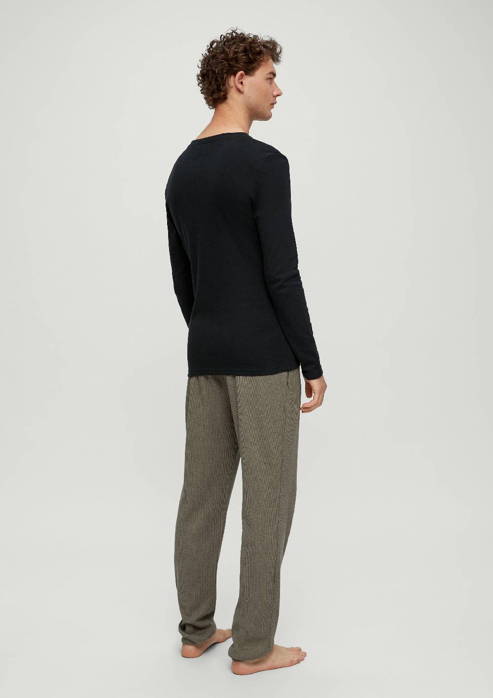S.Oliver Pyjama-Shirt Aus Baumwolle